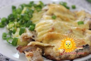 Грибы со сметаной. 