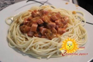 Спагетти по-милански. 