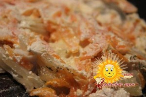 Рыба на сковороде.